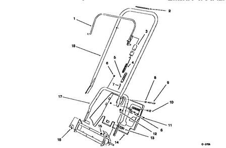 Part Location Diagram of 71-5090 Lawn Boy DISCONTINUED
